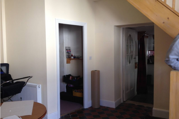 Starting point, internal lobby and access through